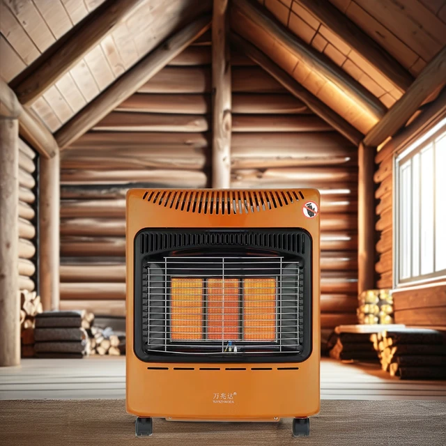 Portable Foldable Gas Room Heater for Indoor Outdoor Use Mobile Infrared Deflector Plate Electric Power Source Bedroom Heating 2