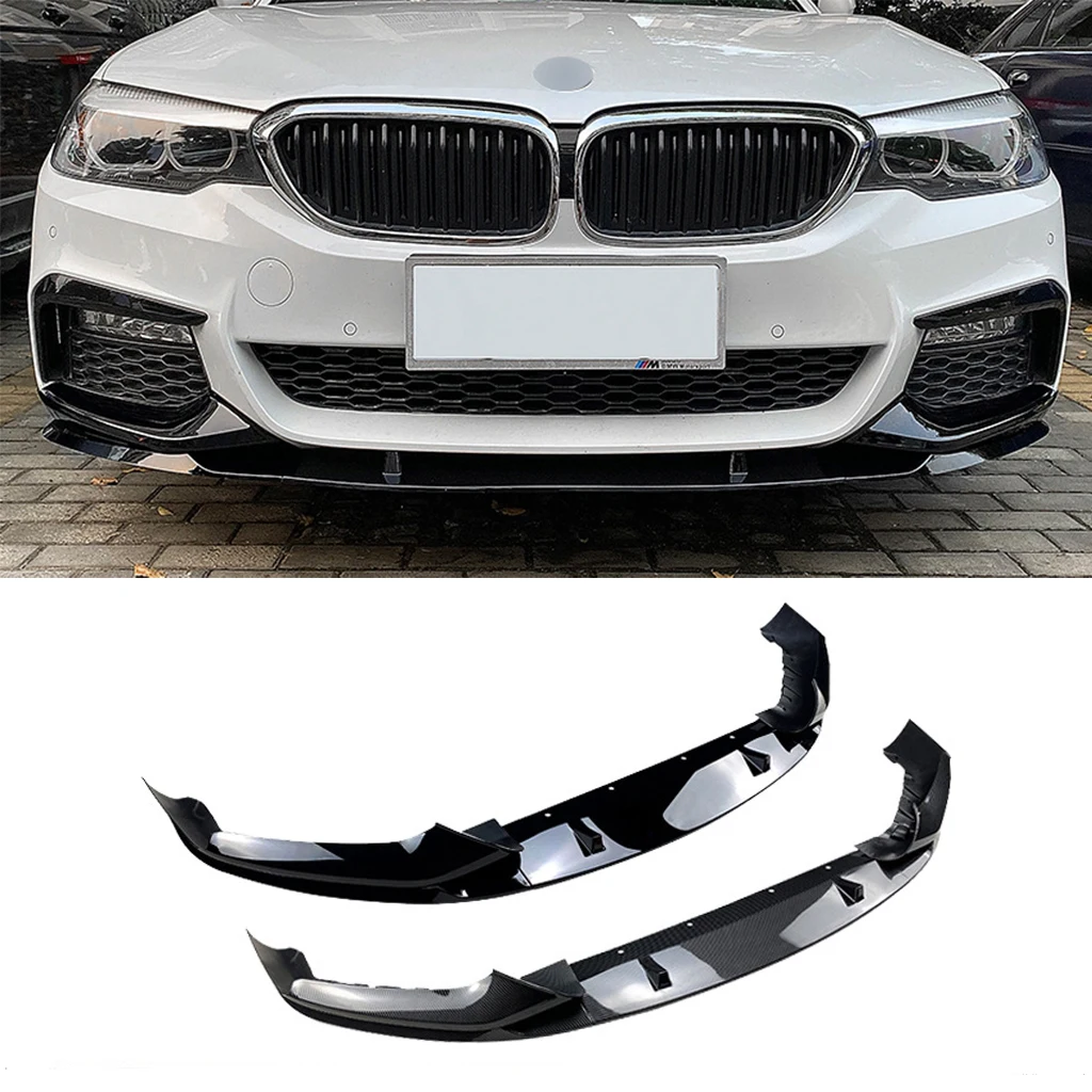 

Front Bumper Lip Spoiler For BMW 5 Series G30 G31 M Sport 2017-2020 Front Bumper Protector Lower Blade Splitter Car Styling