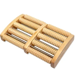 Wooden Foot Massage Roller for Fatigue Relief and Muscle Relaxation (1)