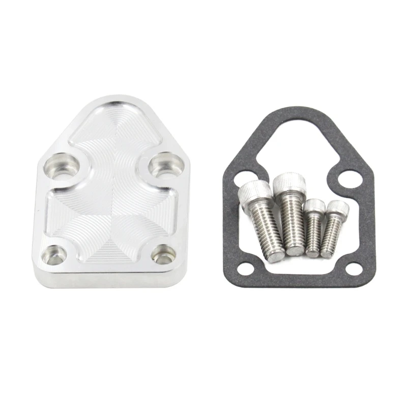 Kleine Blöcke Kraftstoffpumpe Block Offs Platte Aluminium für 283 327 350 Ersatz 2071 – Detail 9