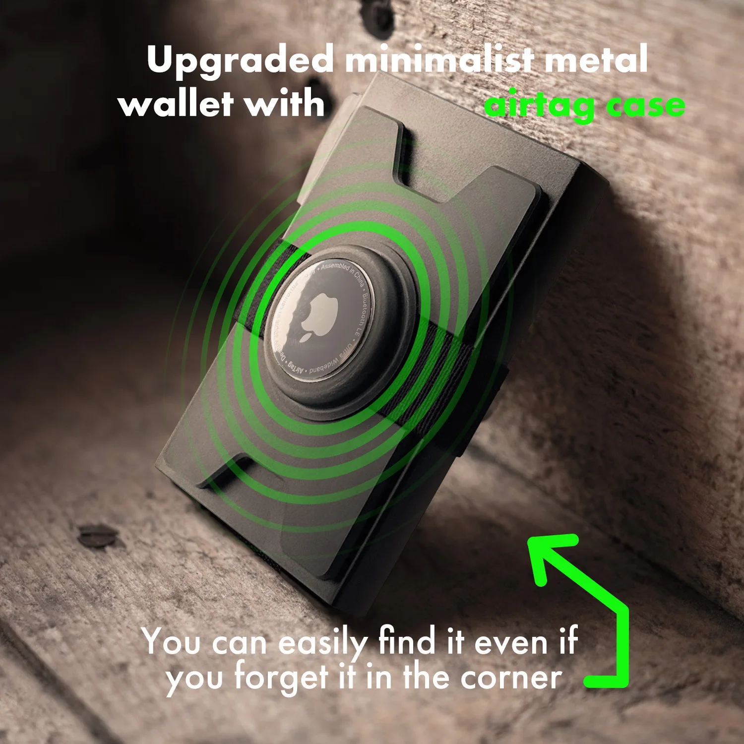 Sleek RFID Blocking Metal Wallet: Minimalist Pop-Up Card Design