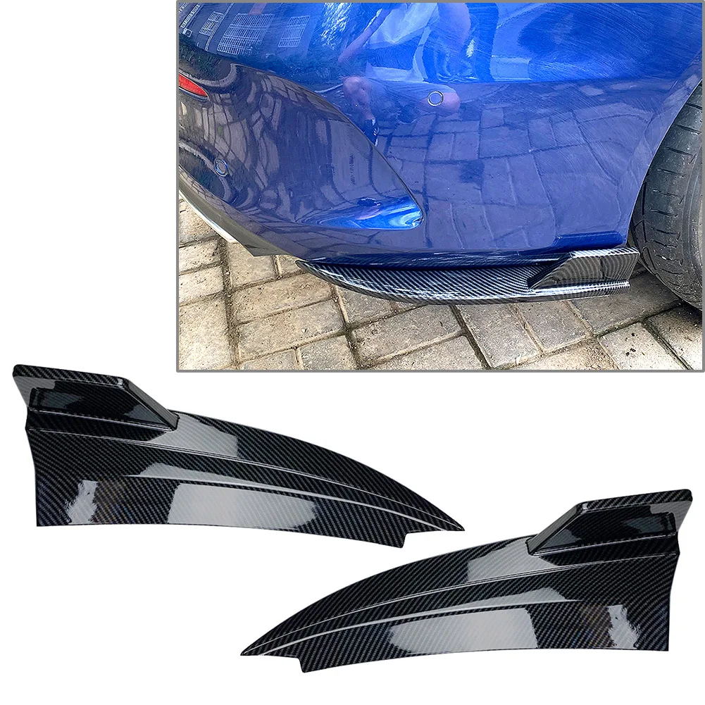 Canards De Alerón De Aletas De Parachoques Trasero Para Mercedes Benz C Class S205 2015 2021