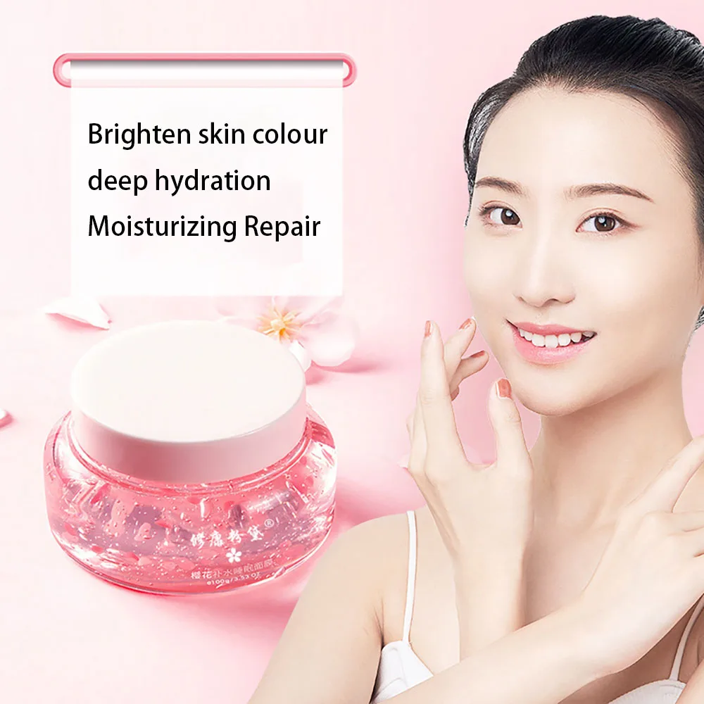 Sakura Moisturizing Sleeping Mask No Wash Facial Mask Skin Rejuvenation