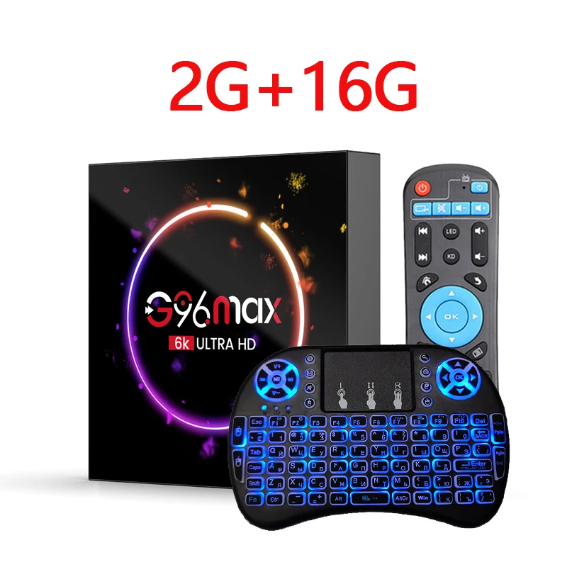 Android 10.0 TV BOX G96max  Allwinner H616 Voice Assistant 3D 6K 1080P Video TV Receiver Wifi 2.4G&5.8G TV Box Set Top Box 