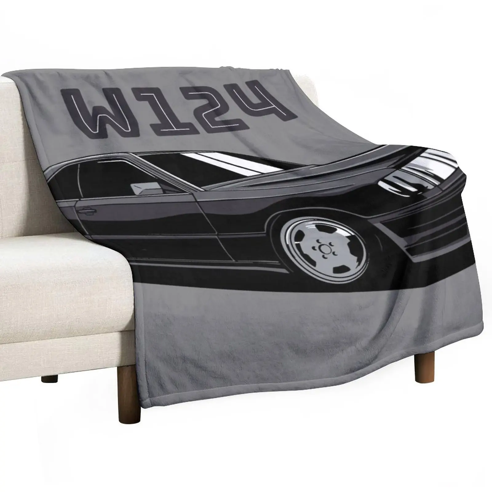 

W124 Throw Blanket Plaid Flannel Blanket Sofa Throw Blanket