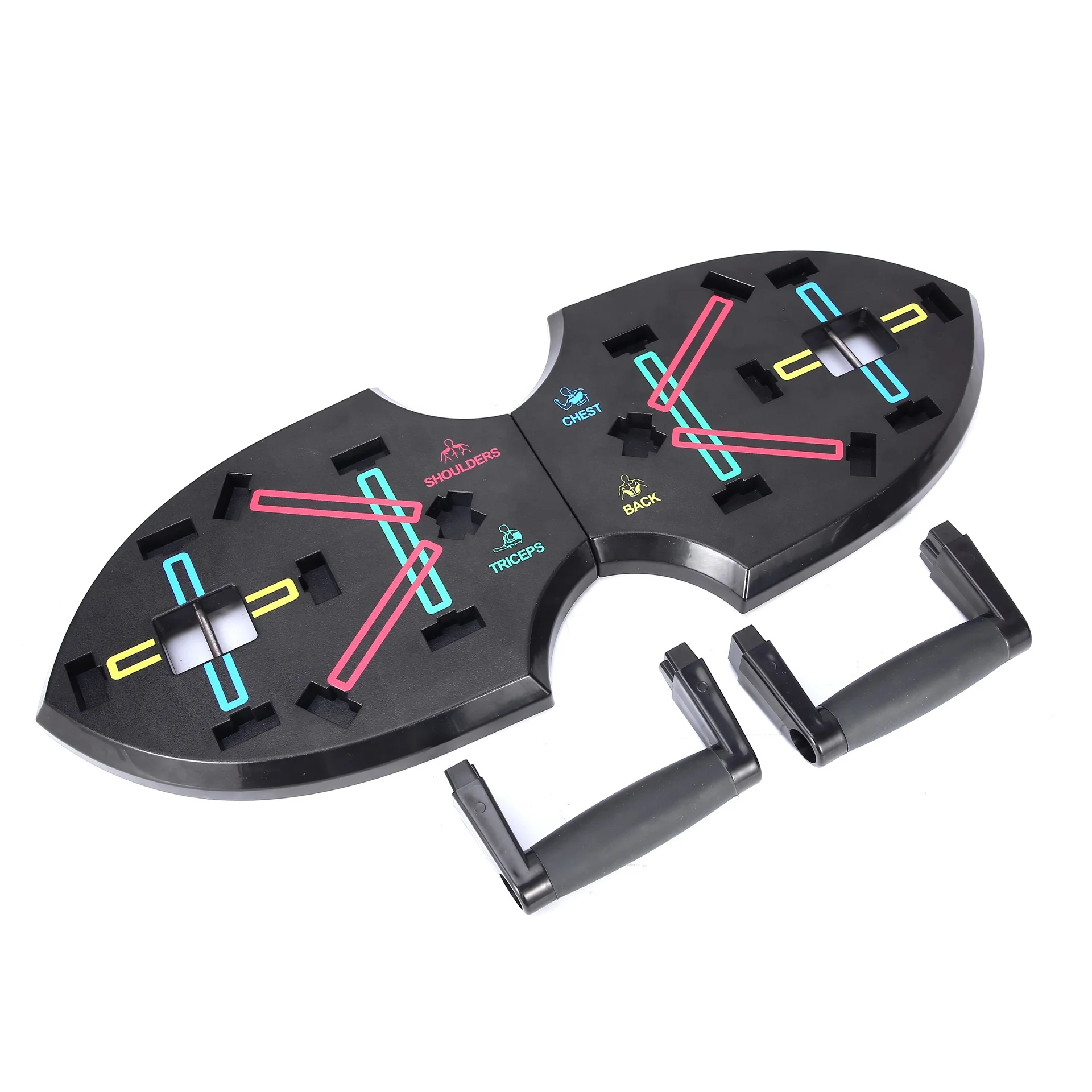 Home Fitness Equipment Push Up Training Board Foldable Push Up Rack Board