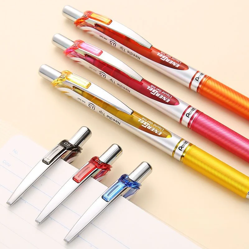 Pentel BLN75 Gel Pen 20th Anniversary Smooth And Quick-drying Press Water Pen For Students With 0.5mm Japanese Stationery
