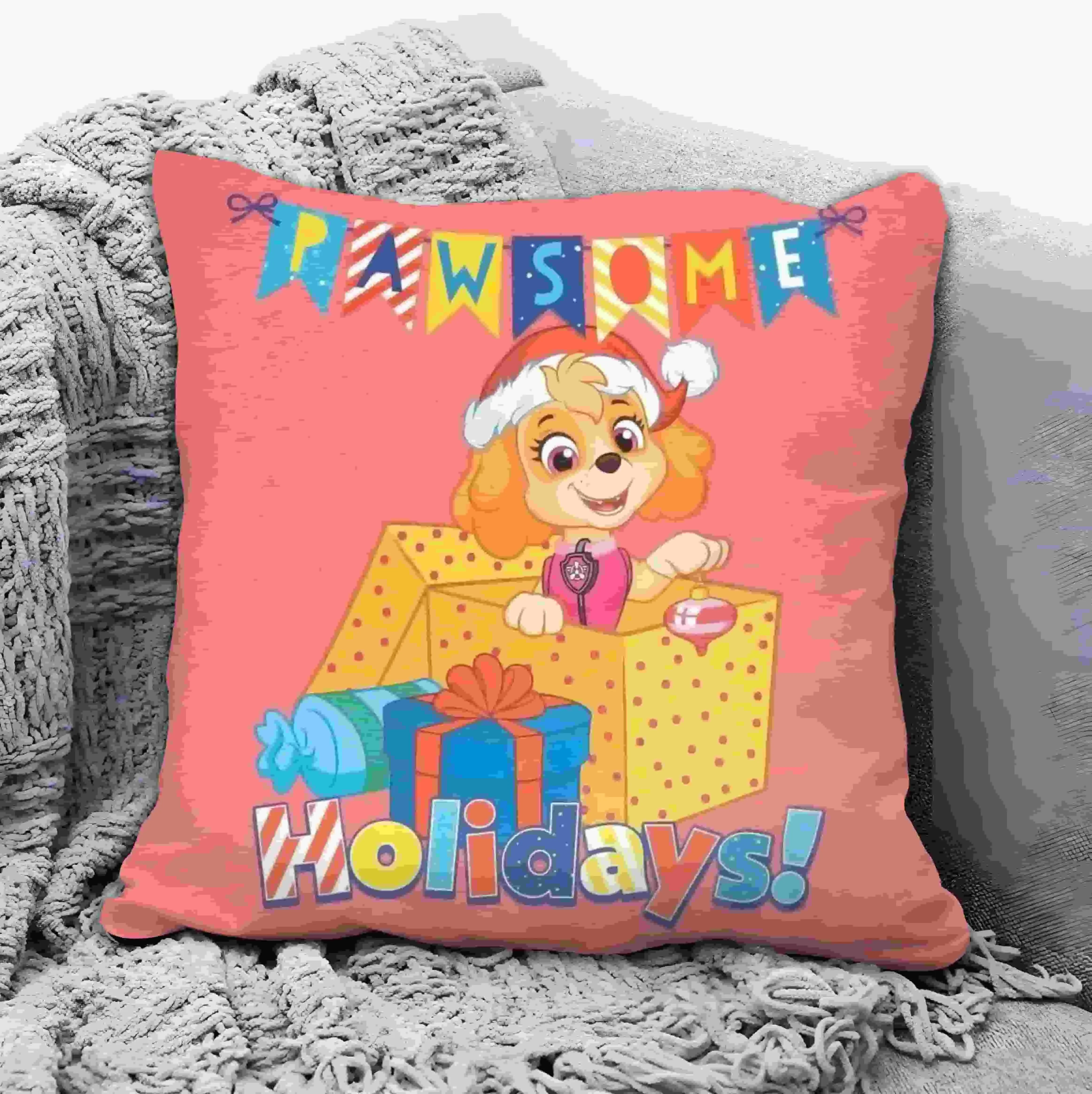 Cartoon Square Pillow Awaii Anime Soft Waist Sofa Cushion Printing Throw Pillow Throw Bedroom Pillows Cute dog