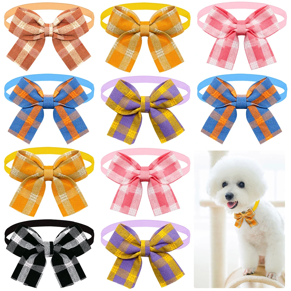 

10pcs Dog Bowties Mini Cute Small Dog Cat Ties Summer Dog Grooming Products Pets Dogs Bow Tie For Dogs Supplies Small Dogs