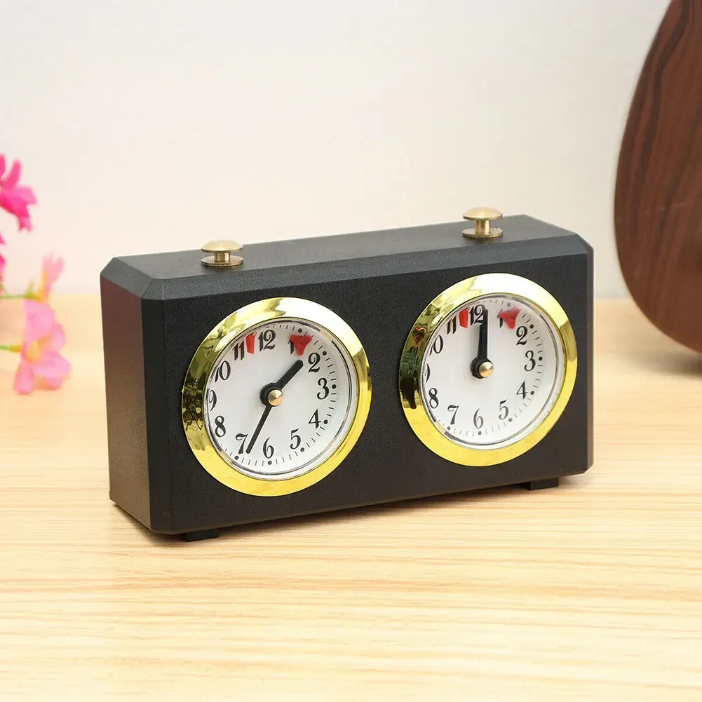 Retro Accurate Portable Competition Game Timer Chess Clock Analog Gift Professional Mechanical Count Up Down I-GO Accessories digital chess clock
