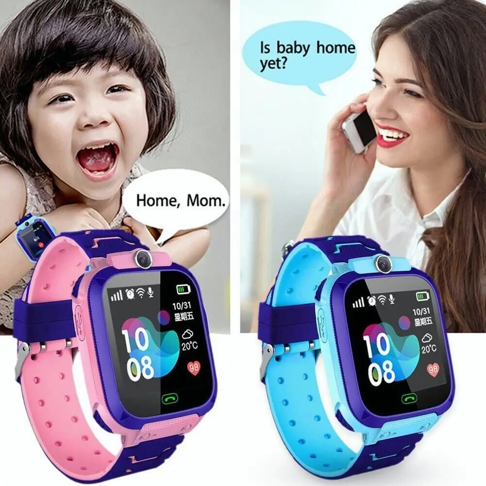 Genius Five Generation Children'S Smart Positioning Watch Waterproof Phone Watch Gsm Sim Alarm Camera Sos Call For Boys Girls