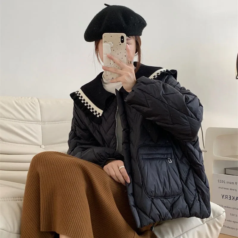 2023 New Women Down Jacket Winter Coat Female Short Parkas Warm Leisure Time Fashion Outwear Given To Philandering  Overcoat