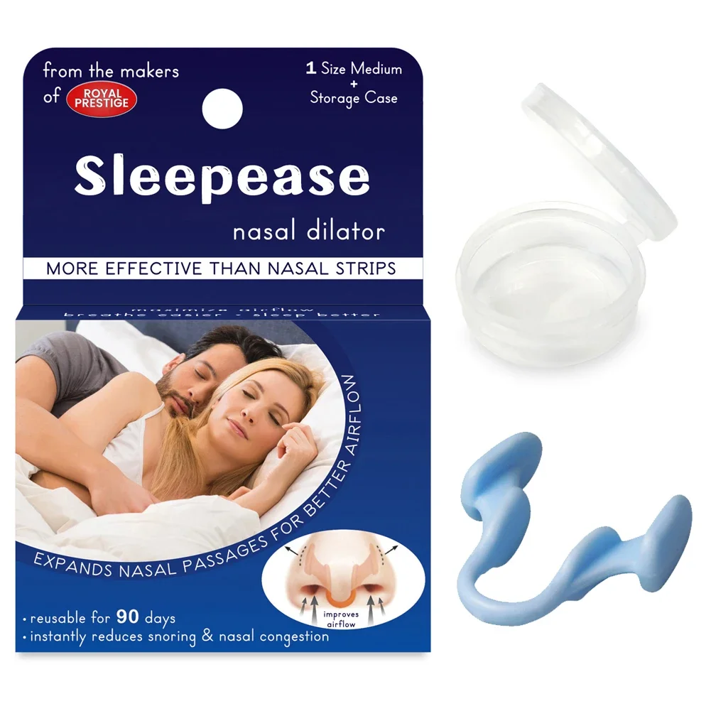 Silicone Anti-Snoring Nasal Dilator Clip for Better Breathing & Sleep Improvement