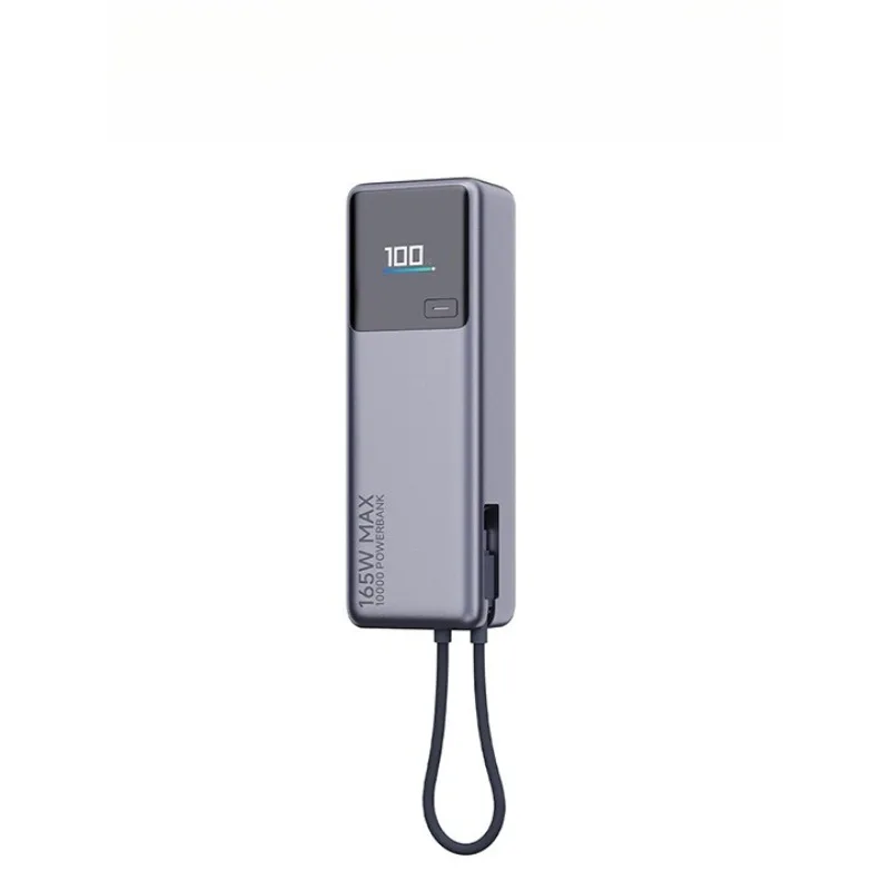 Xiaomi 165W Power Bank 10000mah Integrated USB C Cable LED Display Portable Charger for Macbook IPhone 15 Xiaomi 14 Pro 2