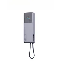 Xiaomi 165W Power Bank 10000mah Integrated USB C Cable LED Display Portable Charger for Macbook IPhone 15 Xiaomi 14 Pro 2