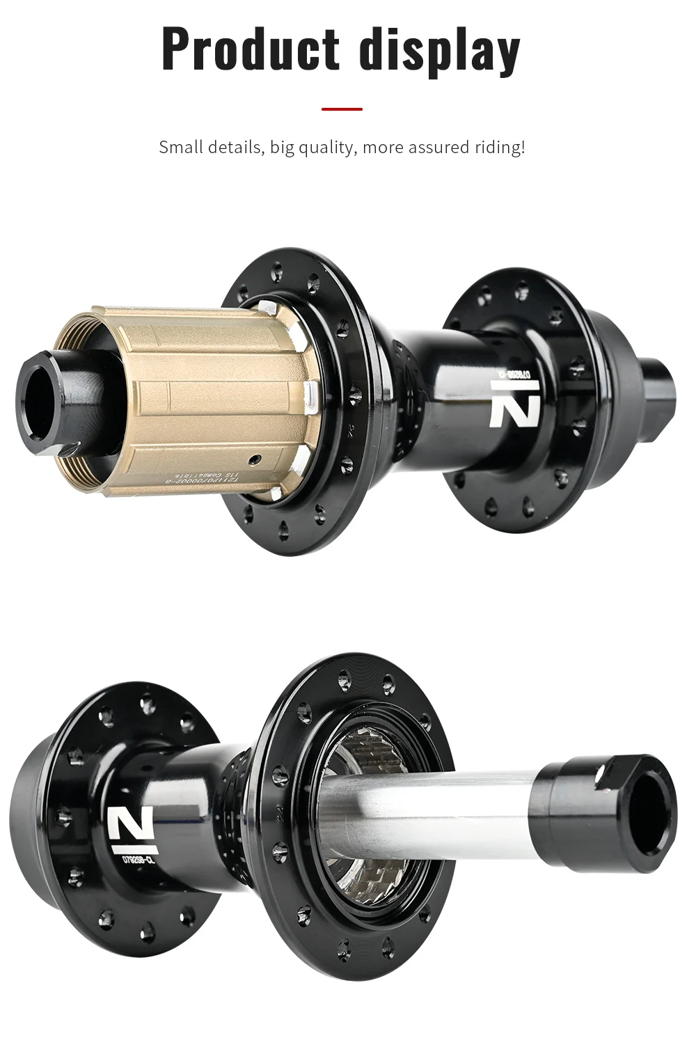 Novatec MTB Hubs Road Bicycle Hubs 24 Holes ABG FREEHUB 11S Center