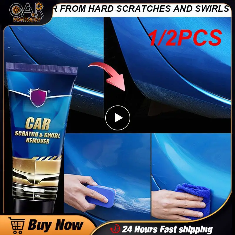 

1/2PCS 60 ML Car Scratch And Swirl Remover Auto Scratch Repair Tool Car Scratches Repair Polishing Wax Anti Scratch Cream TSLM1