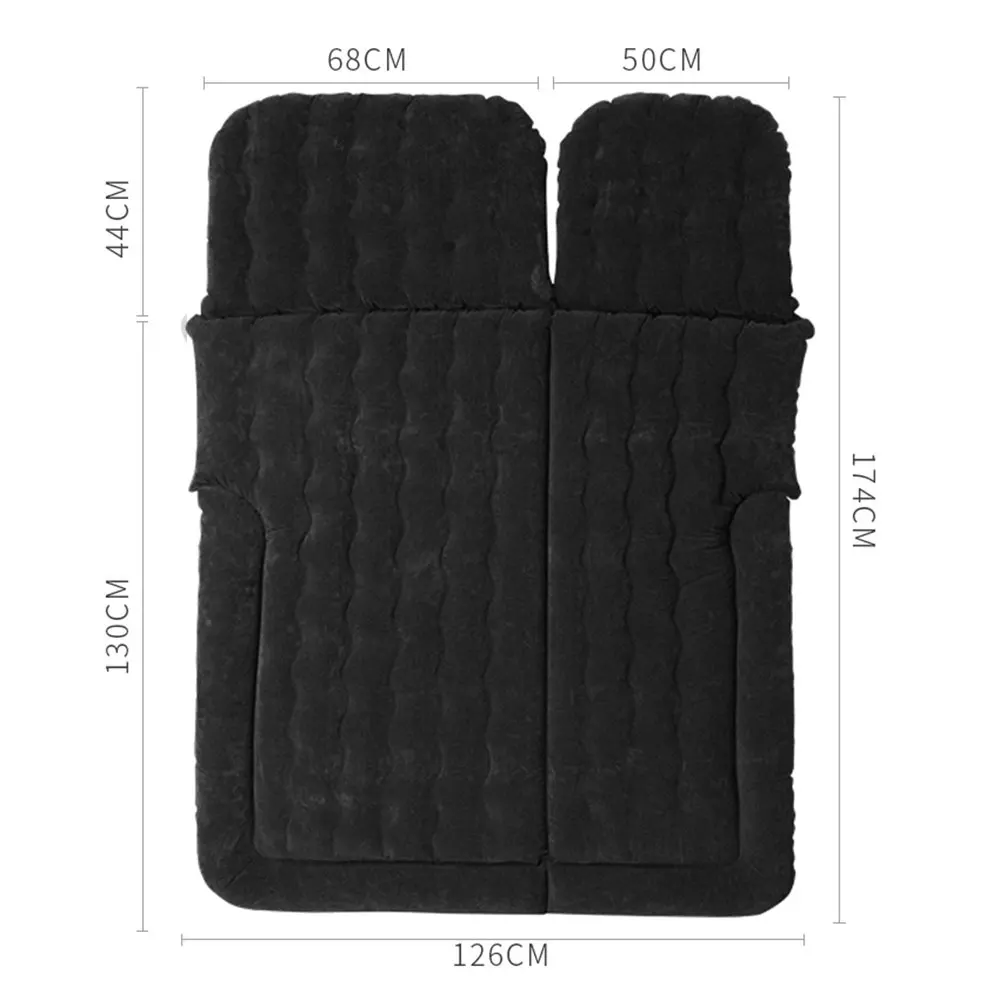 Inflatable Mattress Car Truck Rear Seat Sleeping Bed With Air Pump Kit Outdoor Camping Portable Inflatable Mattress Multi