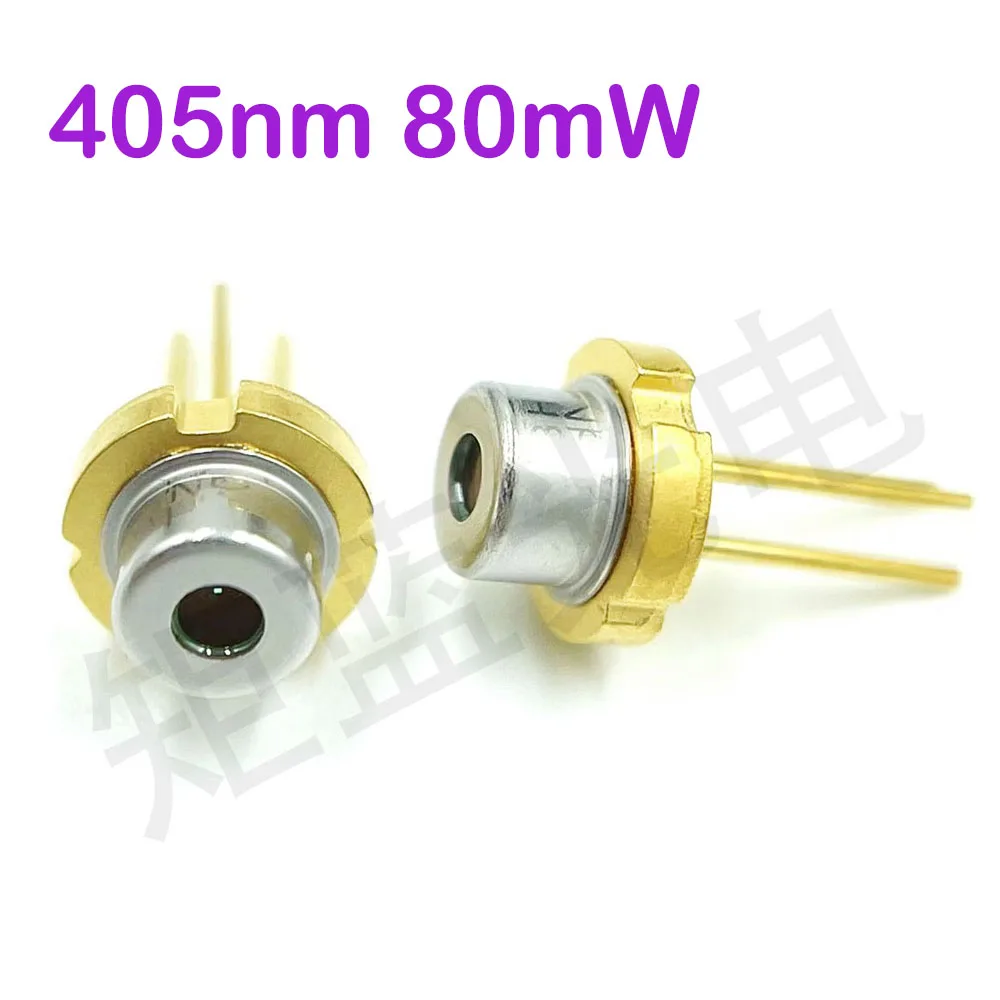 Sony SLD3233 TO18-5.6mm Blue-violet UV 405nm 80mW Laser Diode For Laser Pointers laser projector lamp laser flashlight laser module heat sink holder