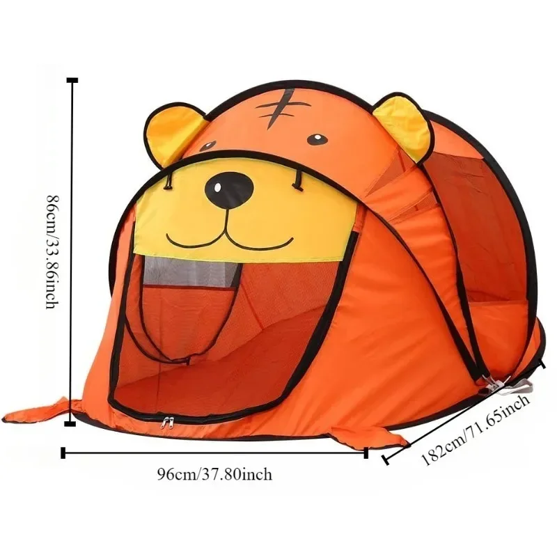 Kids Play Tents Collapsible Tent for Boys Girls Gift Large Foldable Playhouse Indoor/Outdoor Fun Pop up Tent Toys for Toddlers
