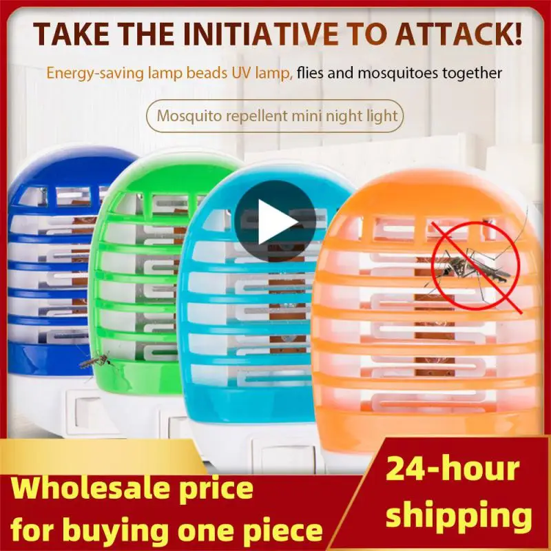 Lampada Per Zanzare Luce Uv Elettrica Mosquito Killer Insect Fly Zapper Bug Trap Catcher Lampada Repellente Per Zanzare Fly Bug Insect Killer