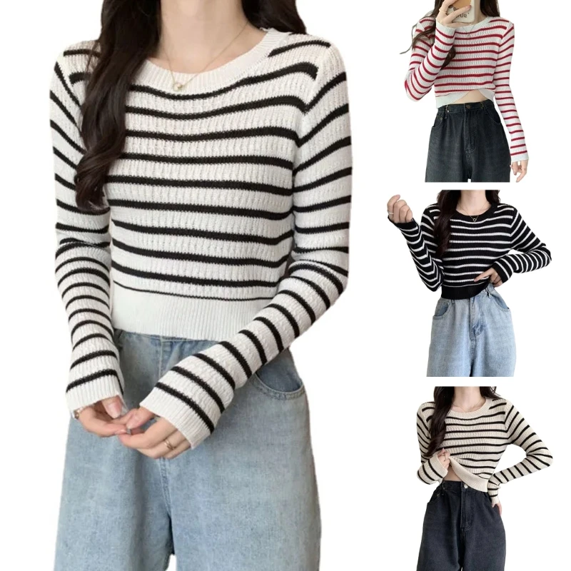 

Women Loose Long Sleeve Neck Sweaters Knit Casual Winter Pullover Sweater P8DB