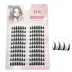 ADIYA DIY Cluster Lashes 140 Volume Natural Soft Segmented Eyelashes Bundles Eyelash Extension Individual False Eyelashes Bundle