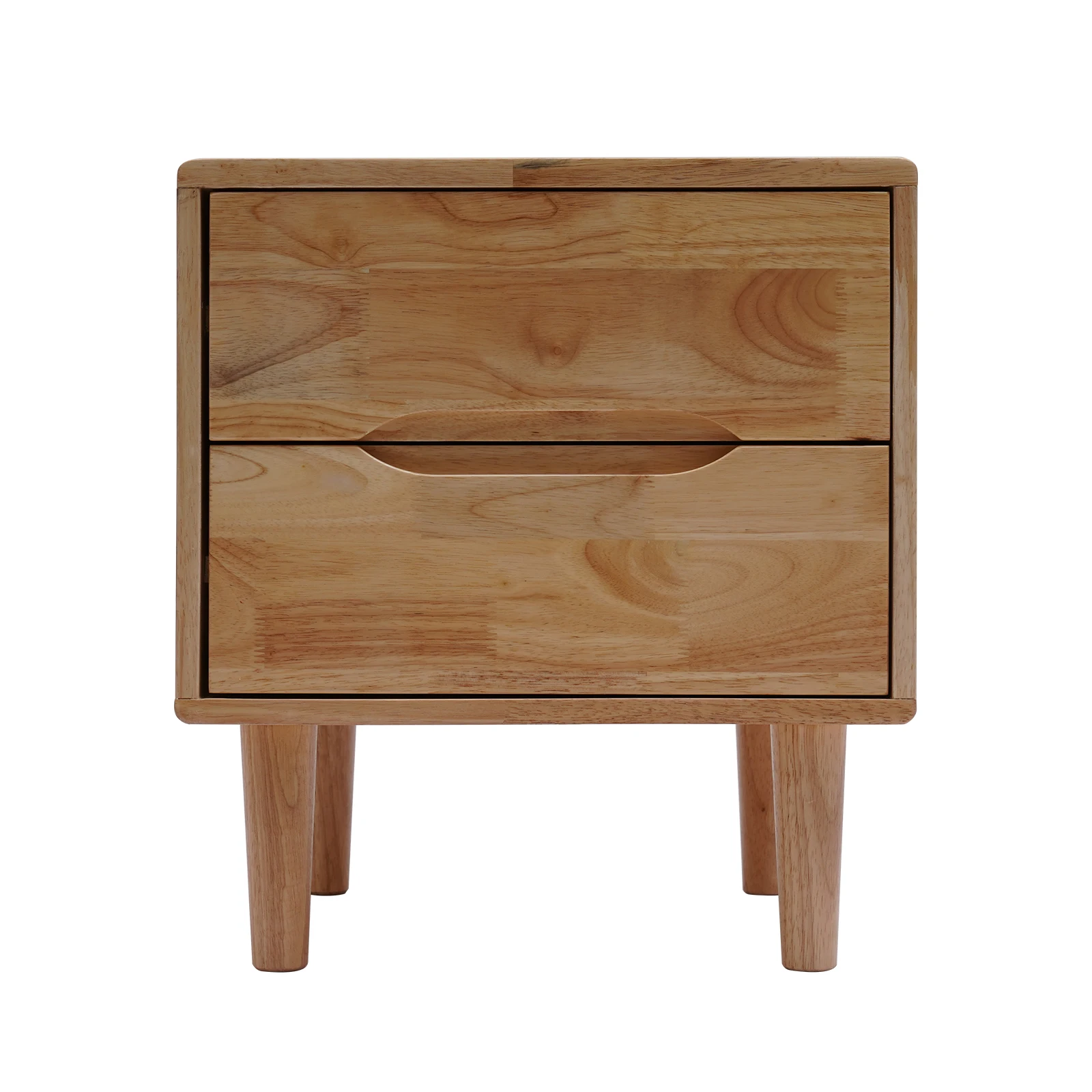 LOYALHEARTDY 2 Layers Rustic Bedside Table Nightstand Bedroom Storage Organizer Living Rooms Sofa End Side Table With Drawer