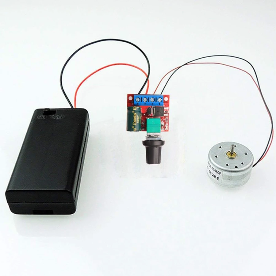PWM-NETZGESCHWINDIGKEITSREGELUNG FÜR LED- & DC-MOTOREN 3-35V 5A Potentiometer