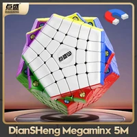 Diansheng Megaminx 5M Magnetic Gigaminx Magic Cube Stickerless 5x5 Dodecahedron Profession Speed Puzzle Toys 1