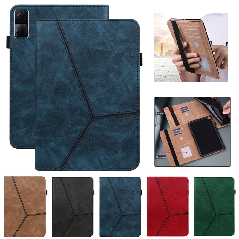 

Чехол для RedMi Pad 2022, 10,61 дюйма, роскошный кожаный чехол для Funda, Xiaomi Redmi Pad 10,61 дюйма, 2022, кошелек, чехол-подставка, чехол для планшета