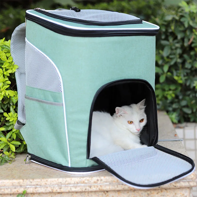 

Cat Carrier Backpack Ventilated Design Outgoing Travel Backpack For Cats Small Dogs Carrying Transport Cat Carriers Pet Supplies