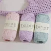 100g Xuefeier Cotton Grass Thread, DIY Woven Color Blocked Bag Hat, Dopamine Color Star Same Color Match,Soft Hand friendly 1