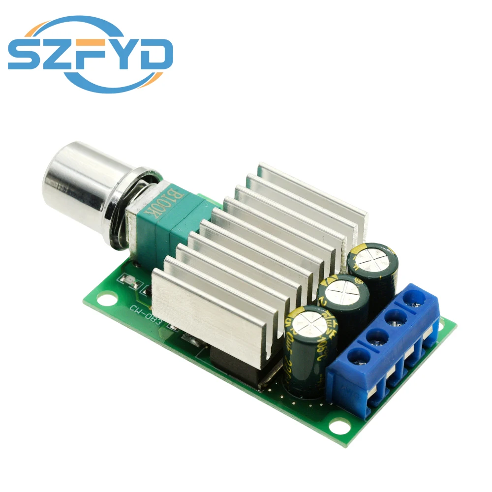 12V/24V 10A DC-Motordrehzahlregler – PWM-Regler mit Stromregelung für Robotik, Elektrofahrzeuge und Automatisierung