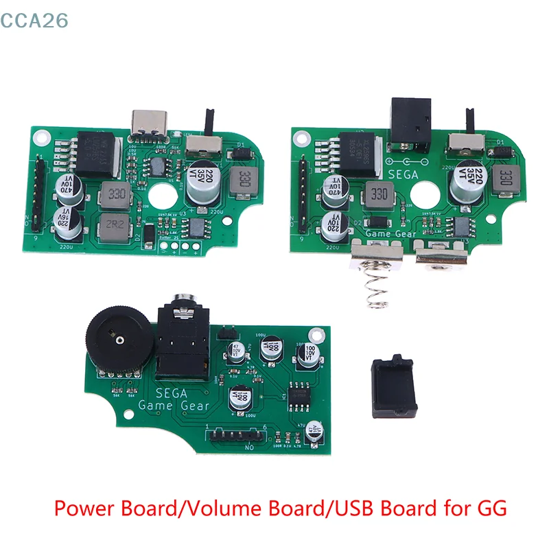 Batteria Al Litio A Secco Pre-Saldata Compatibile Sega Game Gear Gg All Edition Sostituire L'Alimentazione On Off Board Riparazione Condensatori Ic