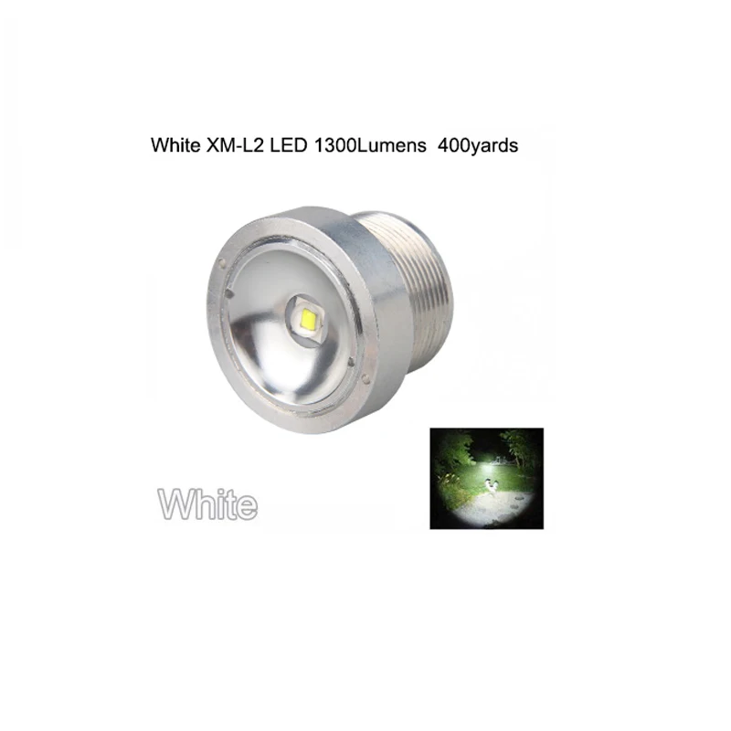 VASTFIRE 레드 그린 화이트 라이트 LED 전구 드롭 인 알약, LED 드라이버 램프 거치대 교체, C11 LED 손전등 토치 (토치 없음)