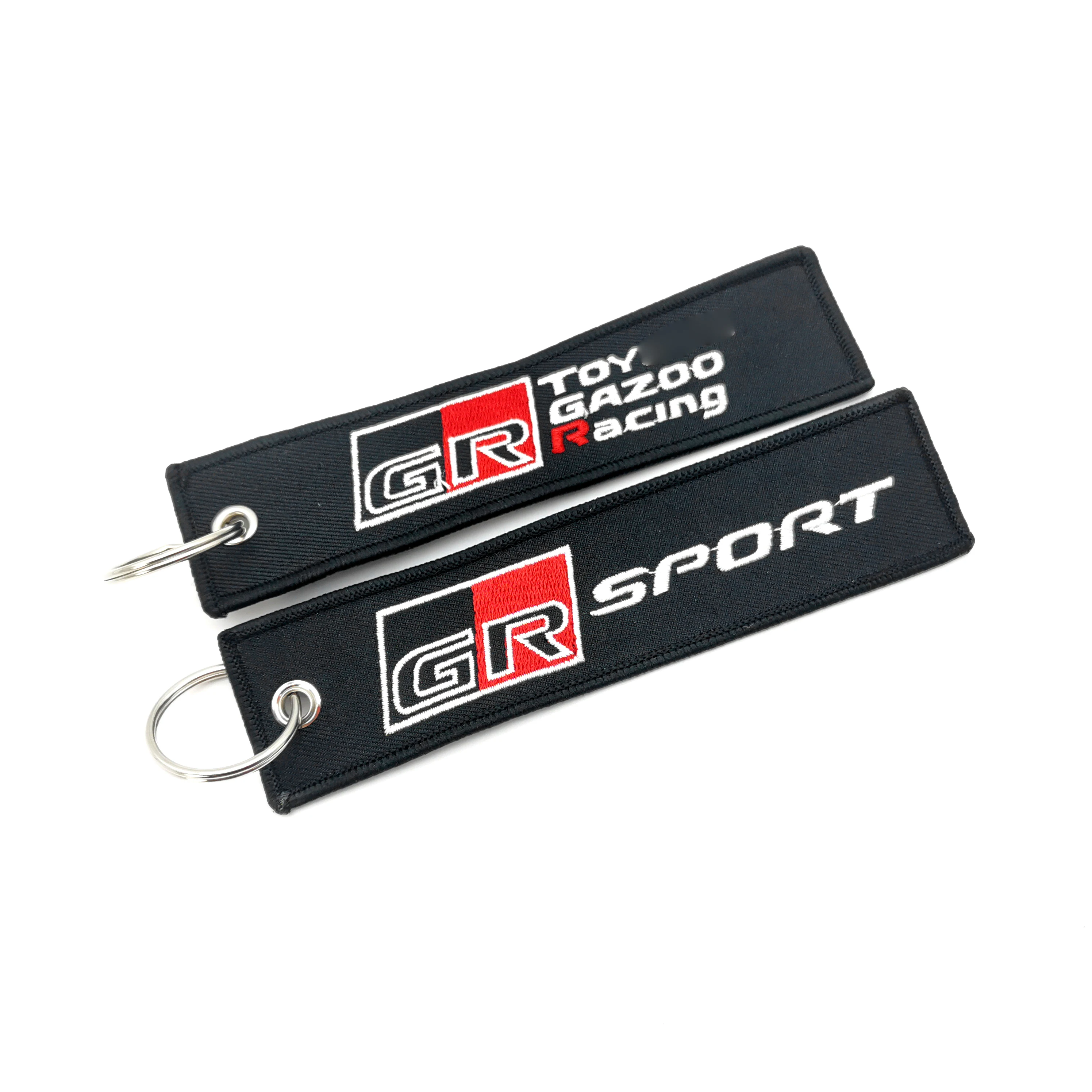 Jdm Culture Car Keychain Fashion Tags Embroidered Short Cloth Rectangle
