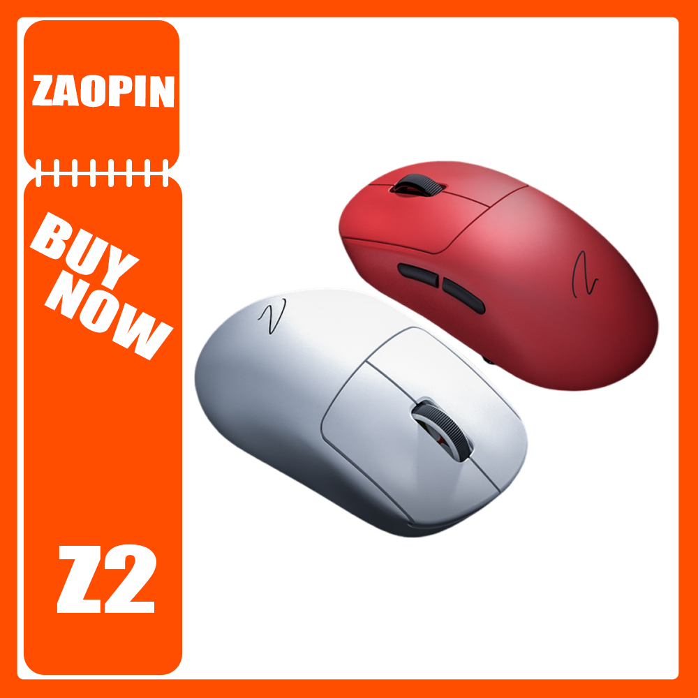 Zaopin Z2 Mouse 4k Wireless Paw3395 Lightweight Ergonomics Gaming Esports Mouse Customized Gamer Mice Pc Accessories Man Gifts