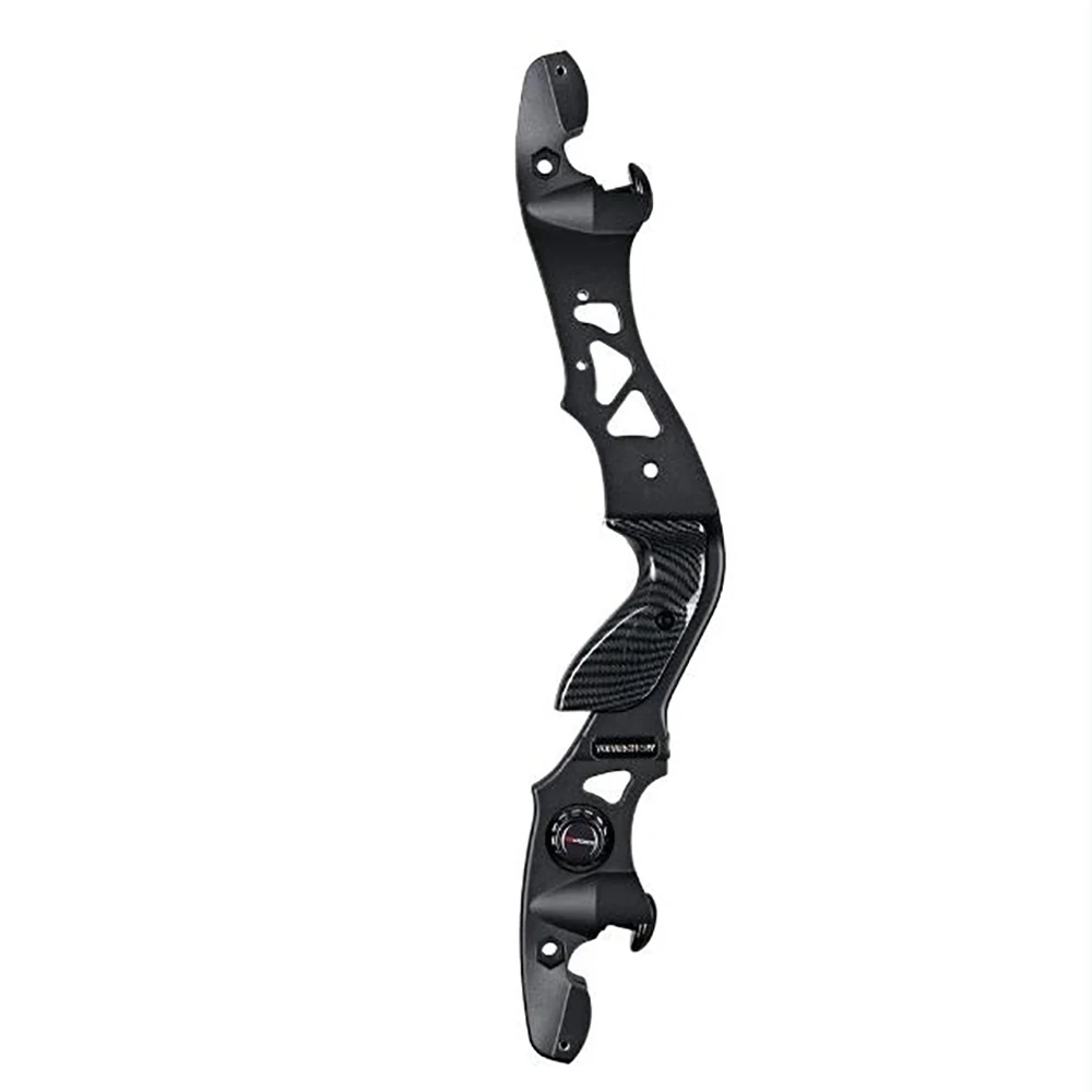 Recurve Bow Riser 62inch 25-55lbs Right Hand Aluminum Alloy Longbow for Hunting Target Shooting Training Accessorie