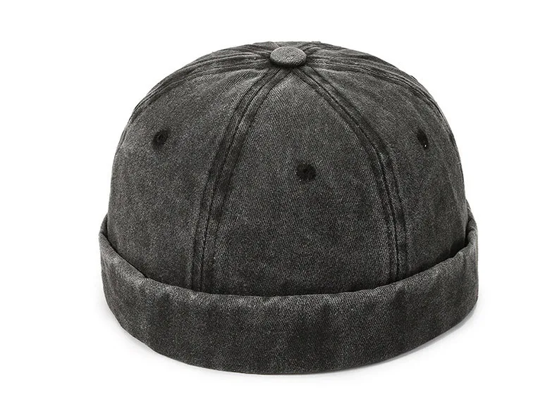 Street-Style Soft-Top Washed Hip-Hop Kappe - Unisex & Vielseitiger Bauernhut – Detail 1