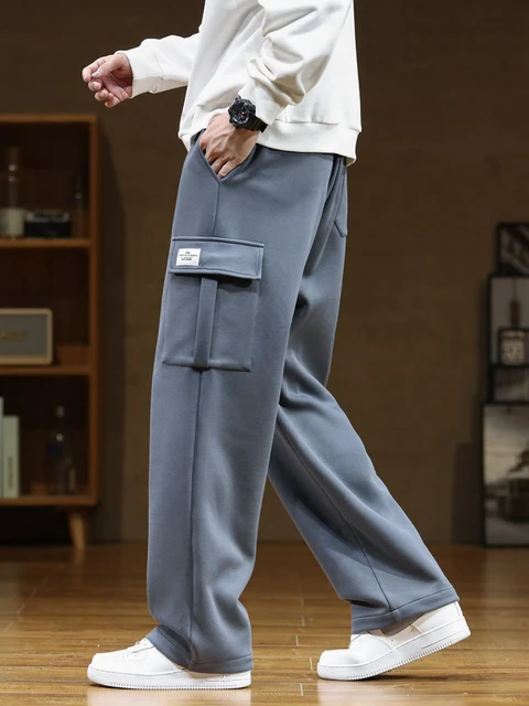 Y’s for men 23AW WIDE TAPERED PANTS Athletic Works Men's and Big Men's Slim Knit Pants, Sizes S