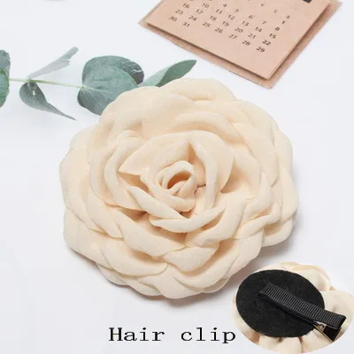 beige hair clip