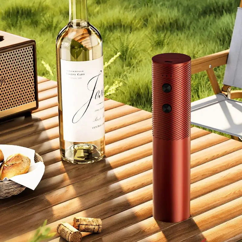 USB Rechargeable Electric Wine Bottle Opener One-click Button Automatic Red Wine Corkscrew Home Bar Accessories Kitchen Tools