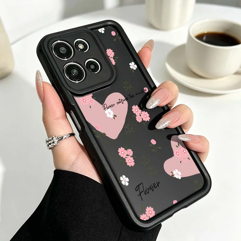 Pink Flower Petal Design Phone Case - Elegant Floral Protective Cover