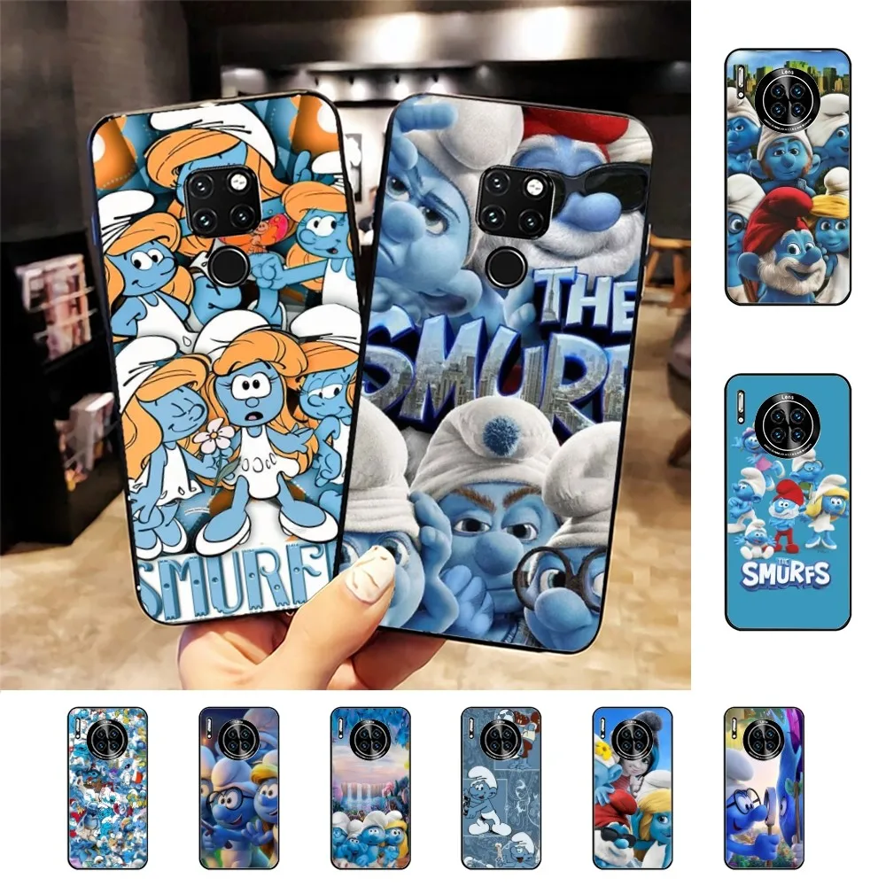 Cartoon The S-Smurfs Anime Movie Phone Case Per Huawei Mate 10 20 30 40 50 Lite Pro Nova 3 3I 5 6 Se 7 Pro 7Se