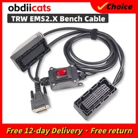 For Volvo OEM TRW EMS2. X Bench Cable for KT200 KT200II Supports EMS 2.2, EMS2.3 and EMS 2.4 FOXFLASH and ECU Connect Cable 1