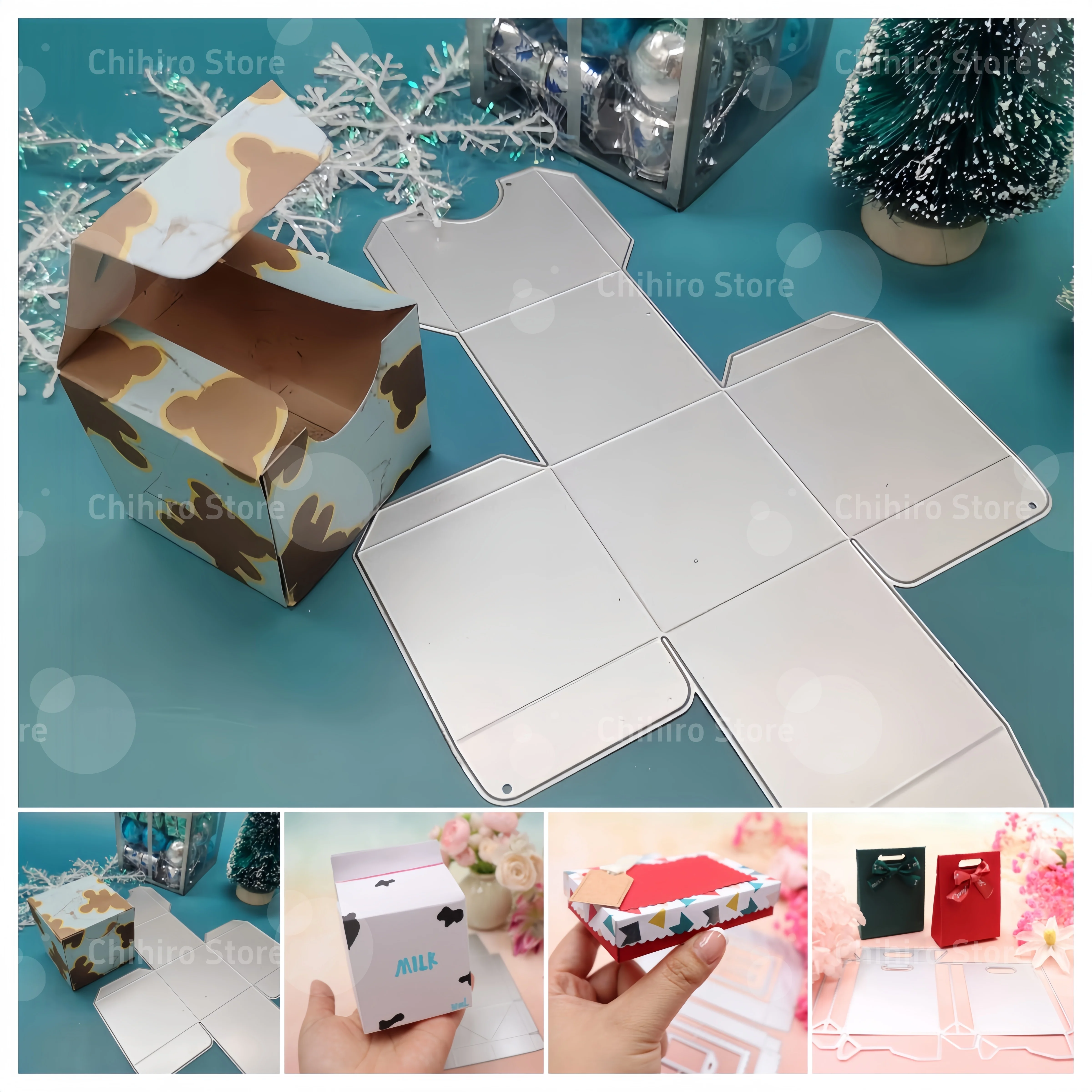 사탕 상자 금형 금속 절단 다이 컷 다이 장식 스크랩북 앨범 종이 DIY 카드 공예 엠보싱 다이 컷