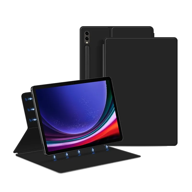 Premium Magnetic PU Folding Stand Tablet Case - Sleek and Versatile Cover