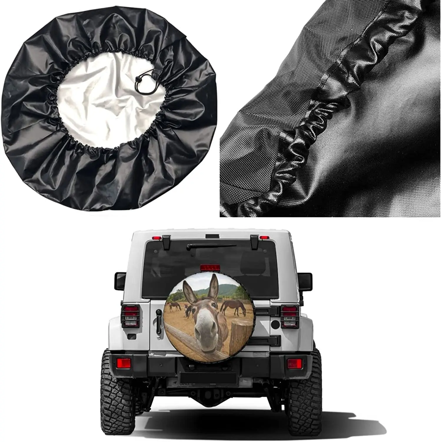 Foruidea Funny Donkey Spare Tire Cover Waterproof Dust-Proof Wheel Tire  Cover Fit for Jeep,Trailer, RV, SUV and Many Vehicle AliExpress