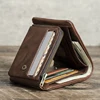 CONTACT'S Genuine Leather Men Wallet Small RFID Casual Trifold Short Wallets Zipper Coin Pocket Male Card Holder Purse 3